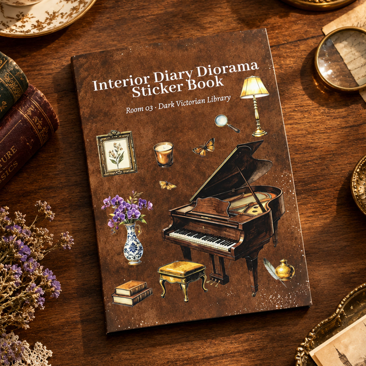 The Dark Study Sticker Book – 22 Pcs