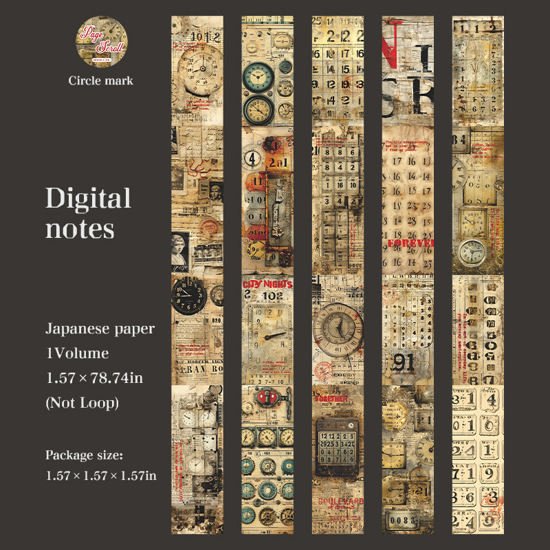 Vintage Washi tape -4cm*2m