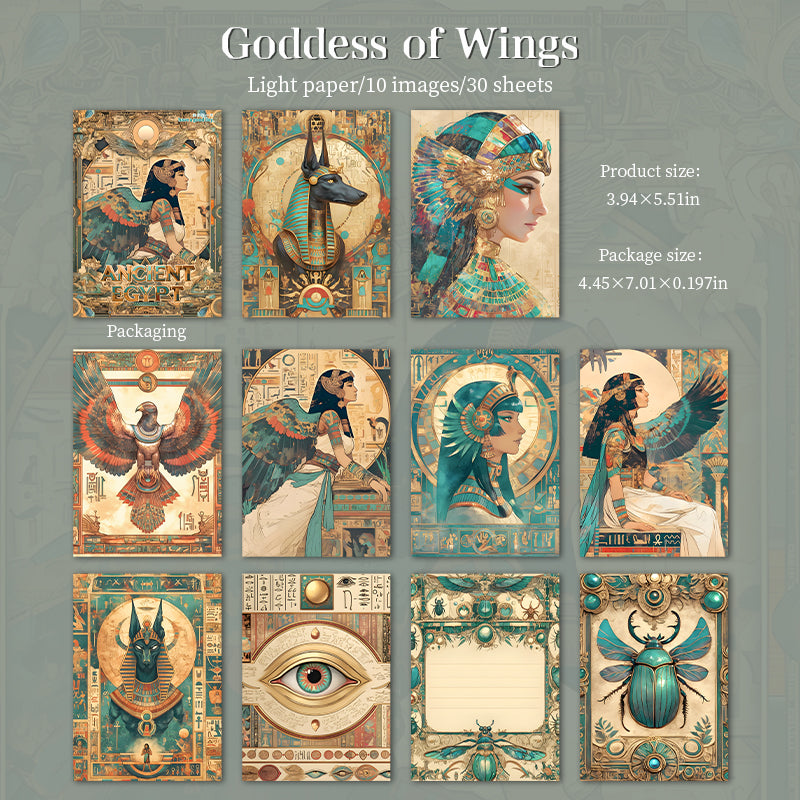 0902 Mysterious Egypt paper -30Pcs each pack