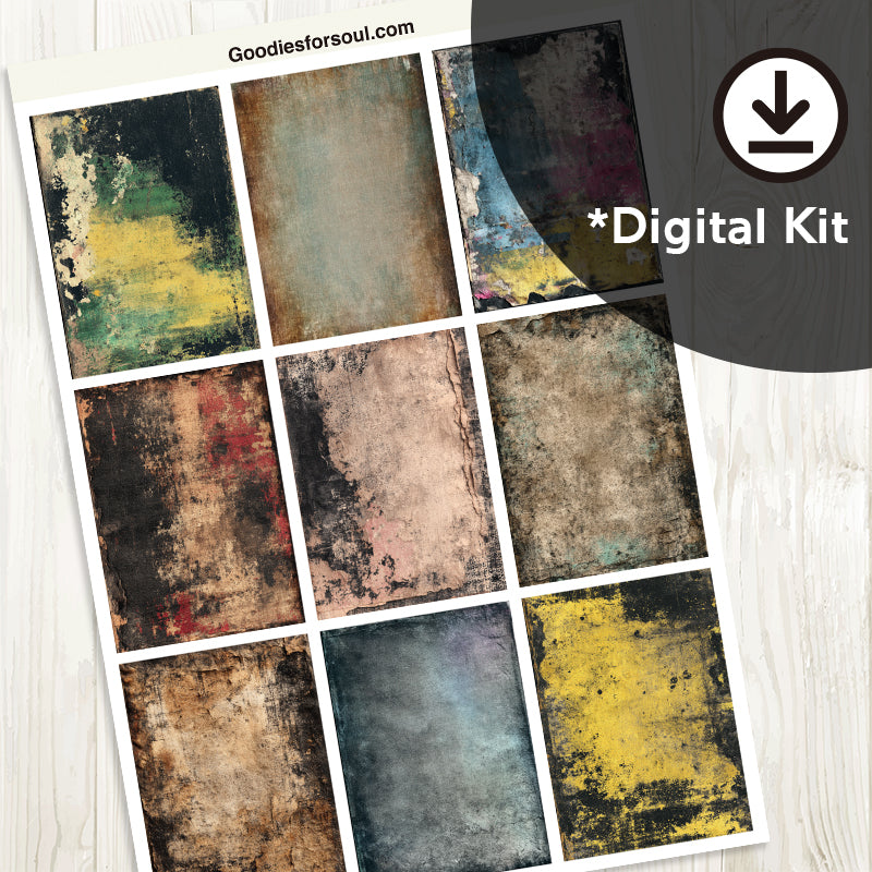 Grunge Rock & Punk ATC digital kit preview