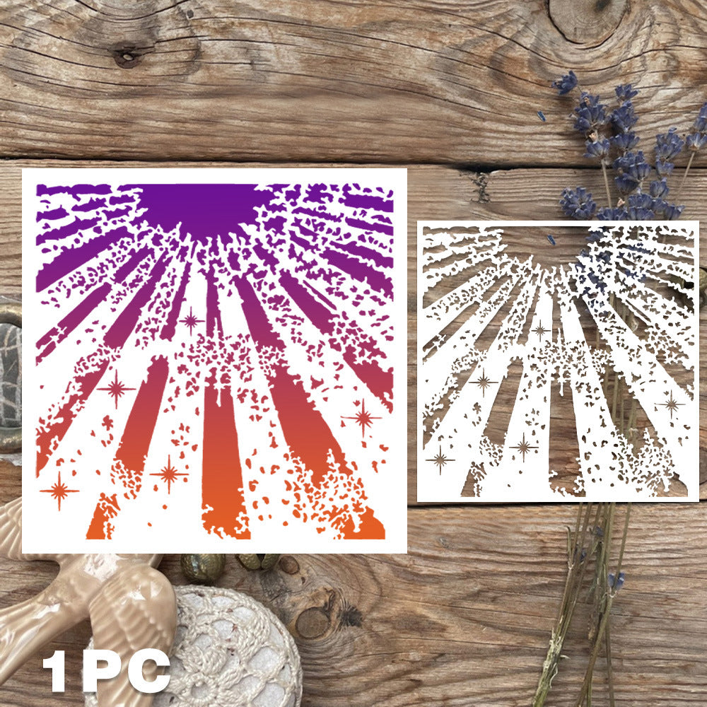 Stenciled print