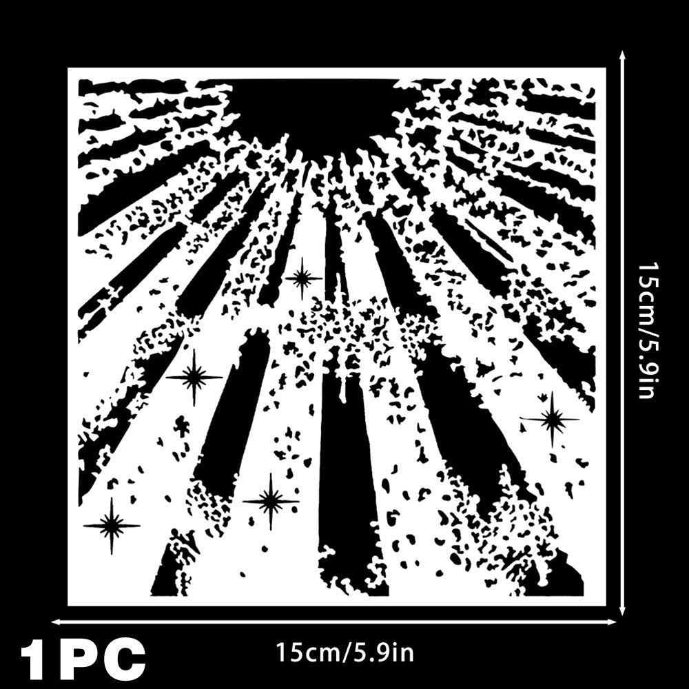 Starry Sky Stencil (15 × 15 cm)