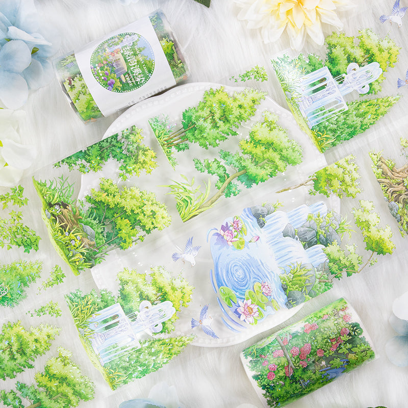 0616 T-246 Dense forest PET tape -6.5cm*2m