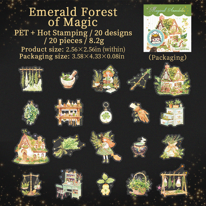 0325 Magical Anecdotes Series Sticker -20Pcs each pack