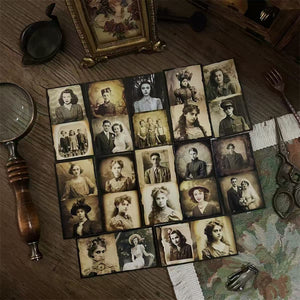 Portraits on desk