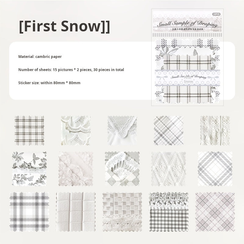 0315 Small Sample of draping series Paper -30Pcs each pack