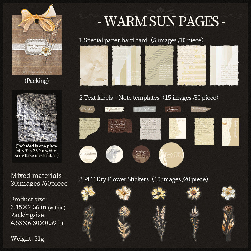 Time inspiration collection Mixed pack -60Pcs each pack
