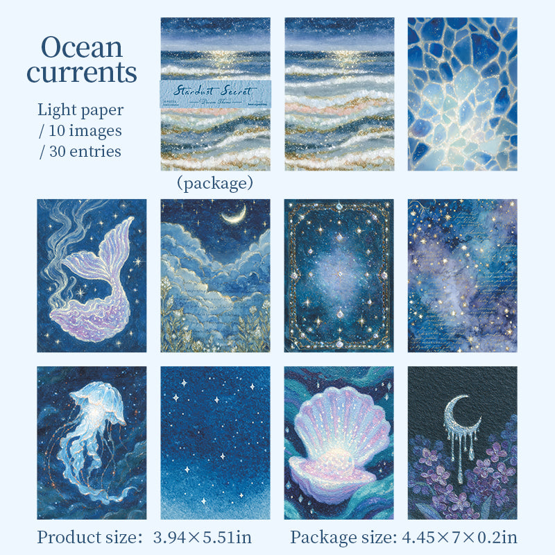 Stardust Secret Paper -30Pcs each pack