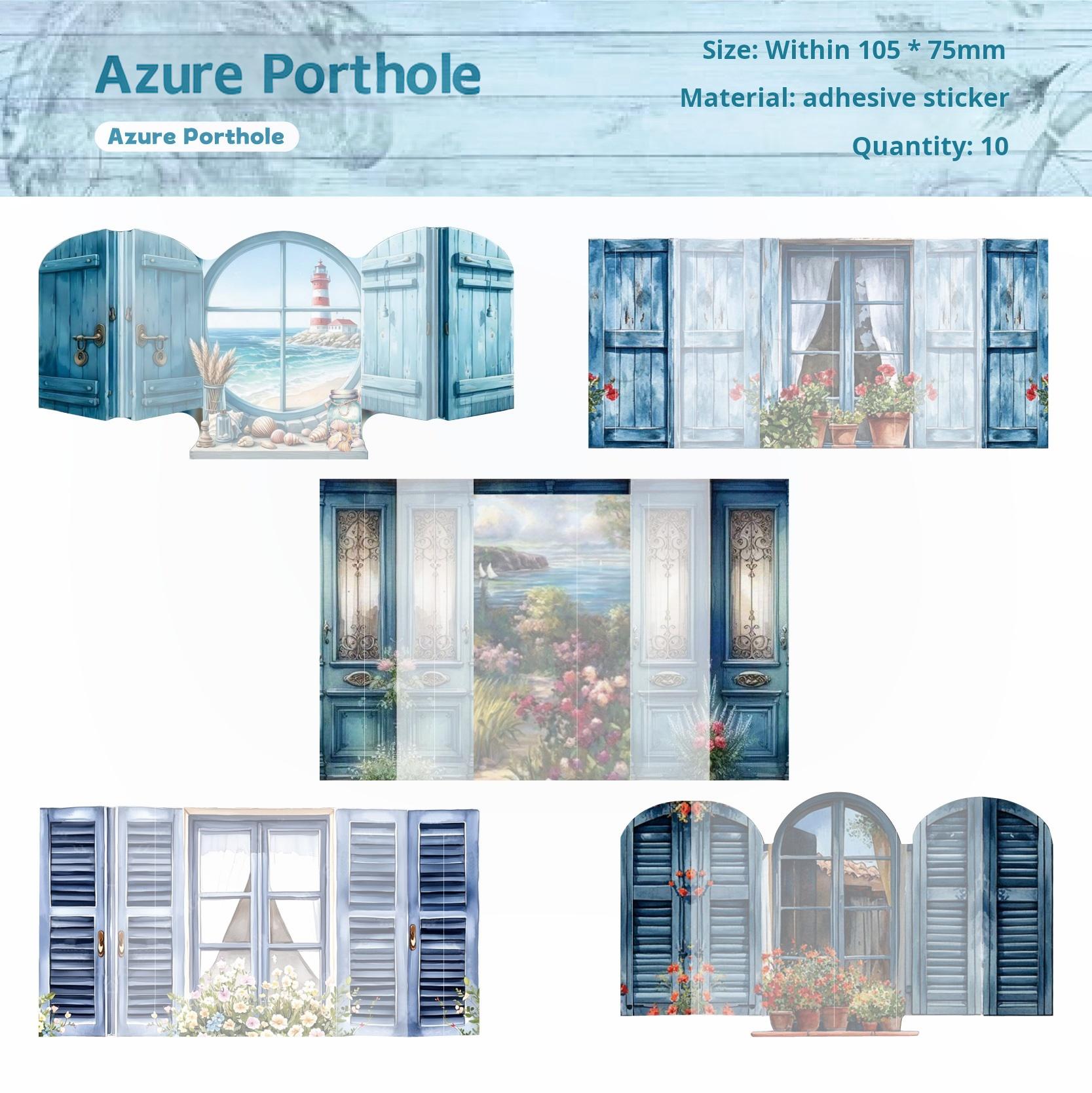 0715 Window of time sticker -10Pcs each pack