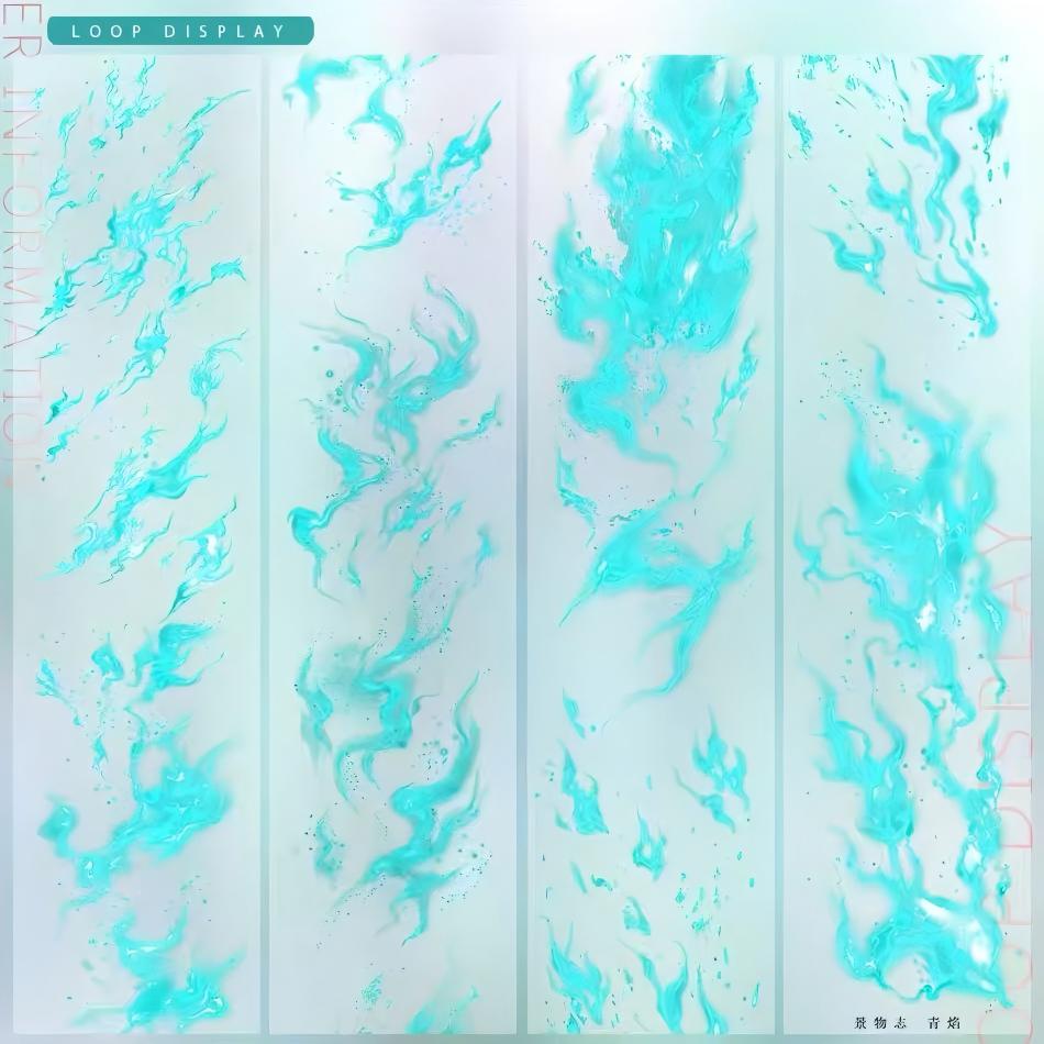 Blue Flame PET Tape (6 x 95 cm) 1 loop