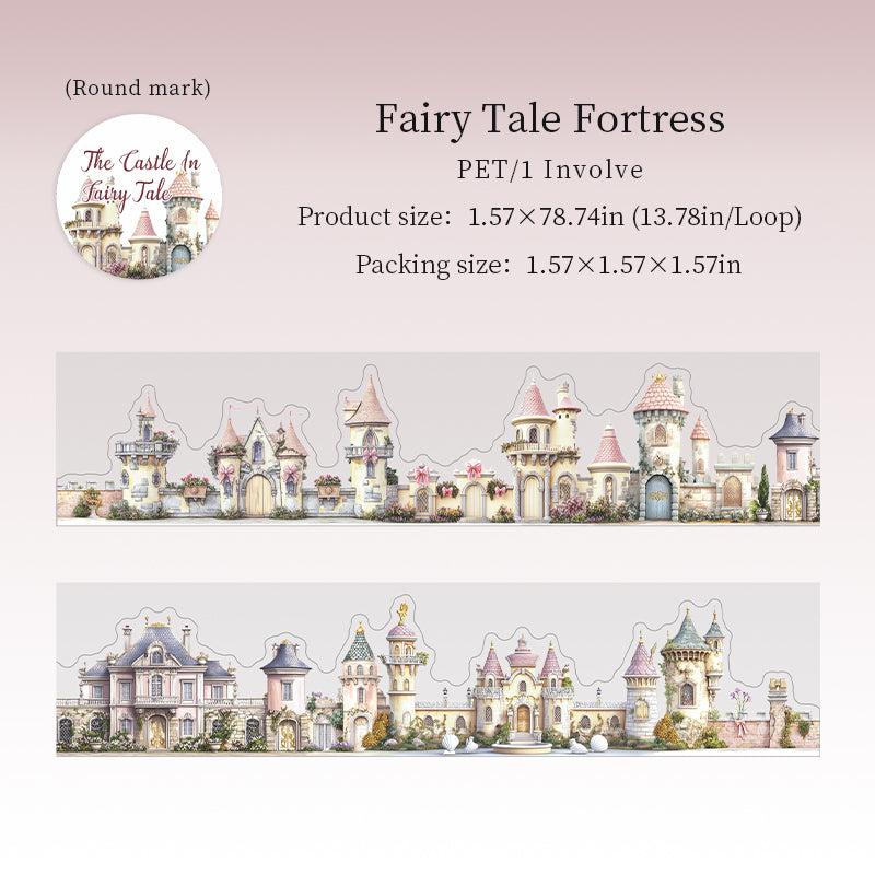 The Castle in Fairy Tale PET Tape (4cm x 2m)