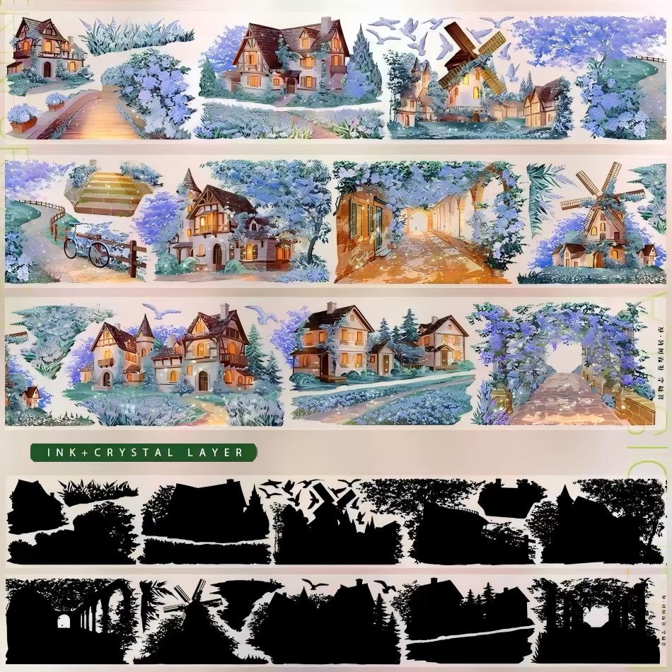 Night at Flower Villa Retreat PET Tape (7 x 100 cm) 1 loop