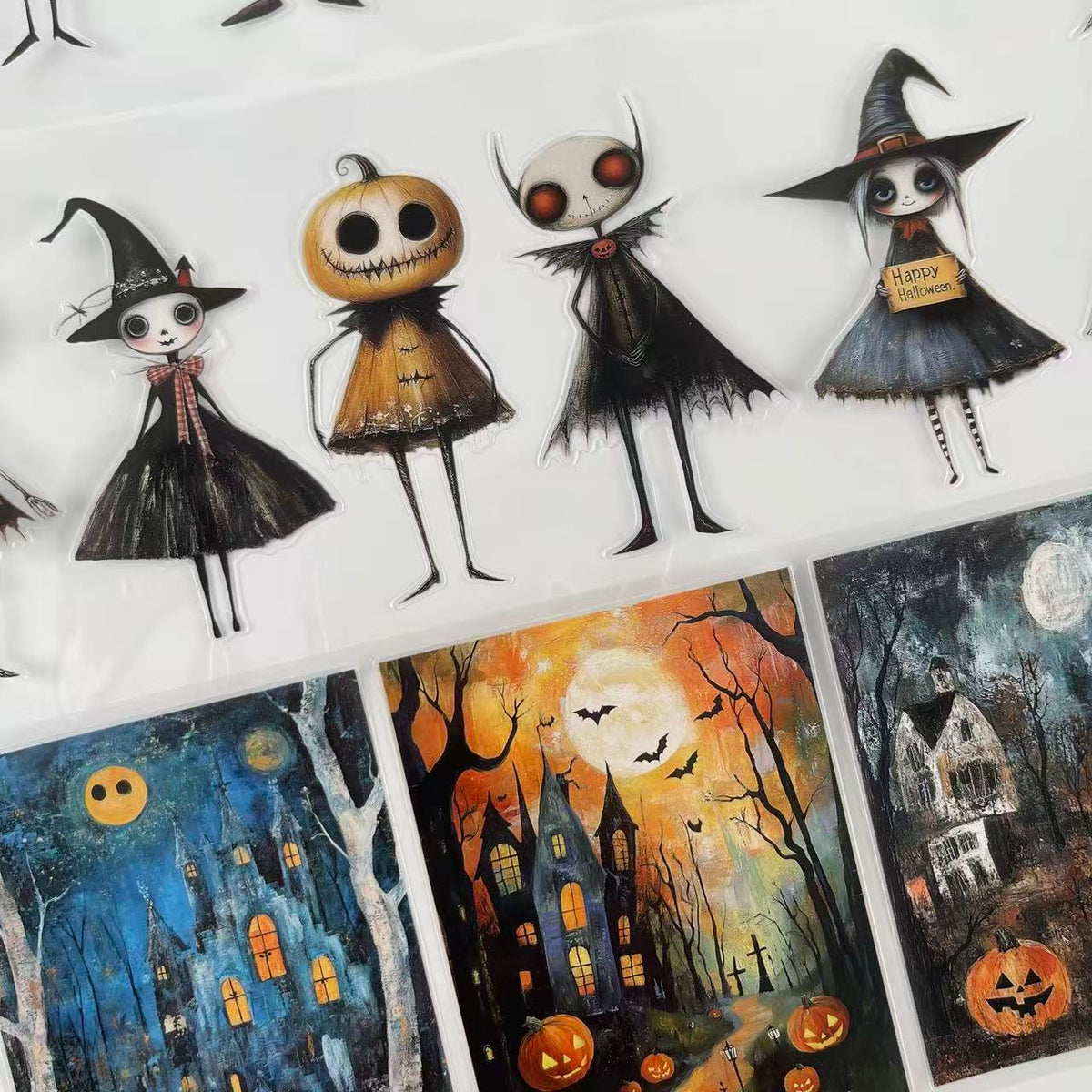 Halloween Ghost Dollies Pre cut PET Tape (10cm Width)