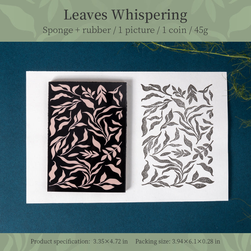 Plant sponge stamp