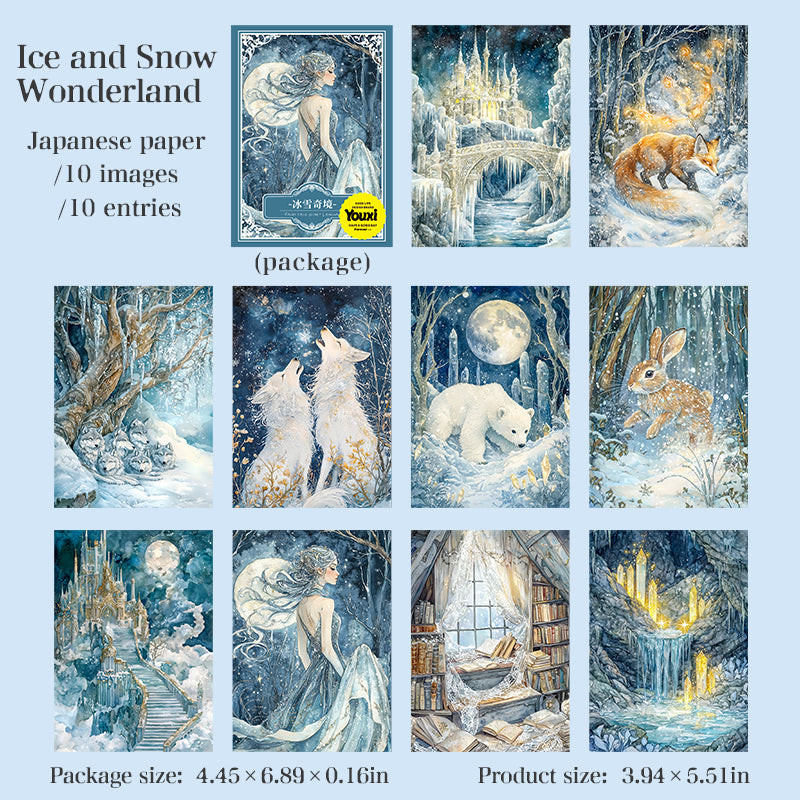 0618 Fairy tale Washi Sticker -10Pcs each pack