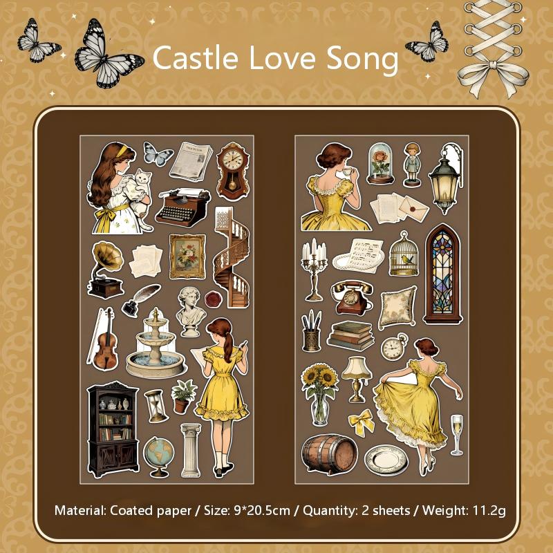 Misty Fairy Tale Solid Sticker -2Pcs each pack