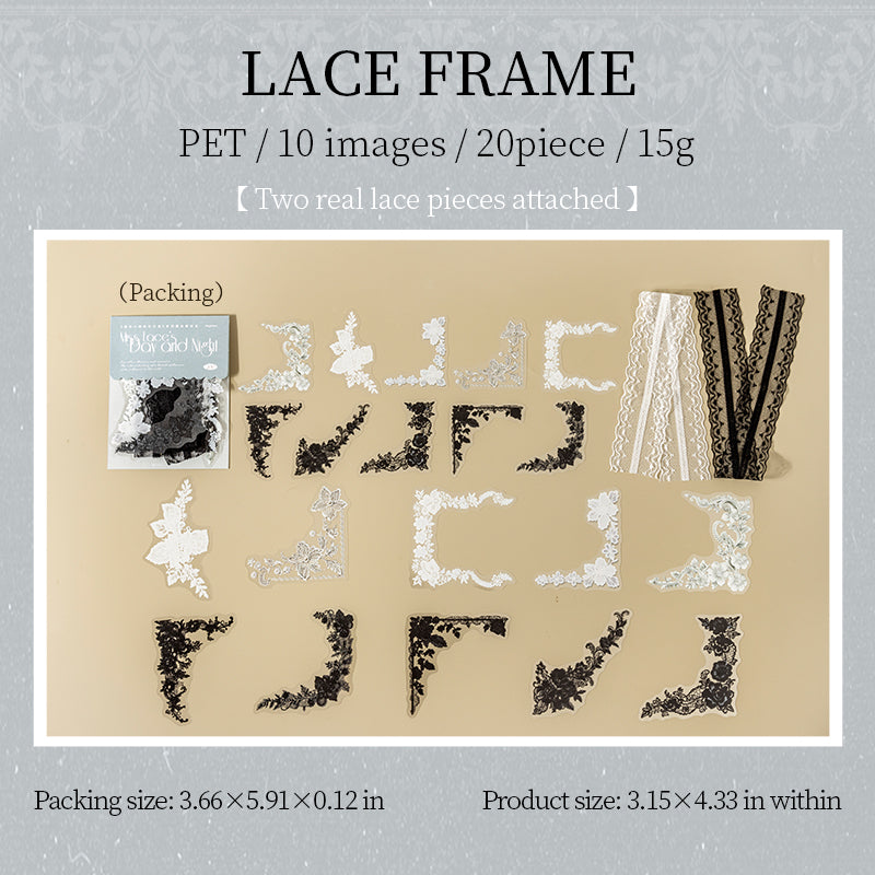 Lace Mixed pack -20Pcs each pack