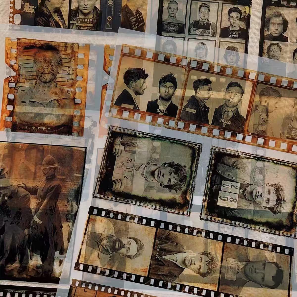 A4 Vintage Suspect Film 4 pcs