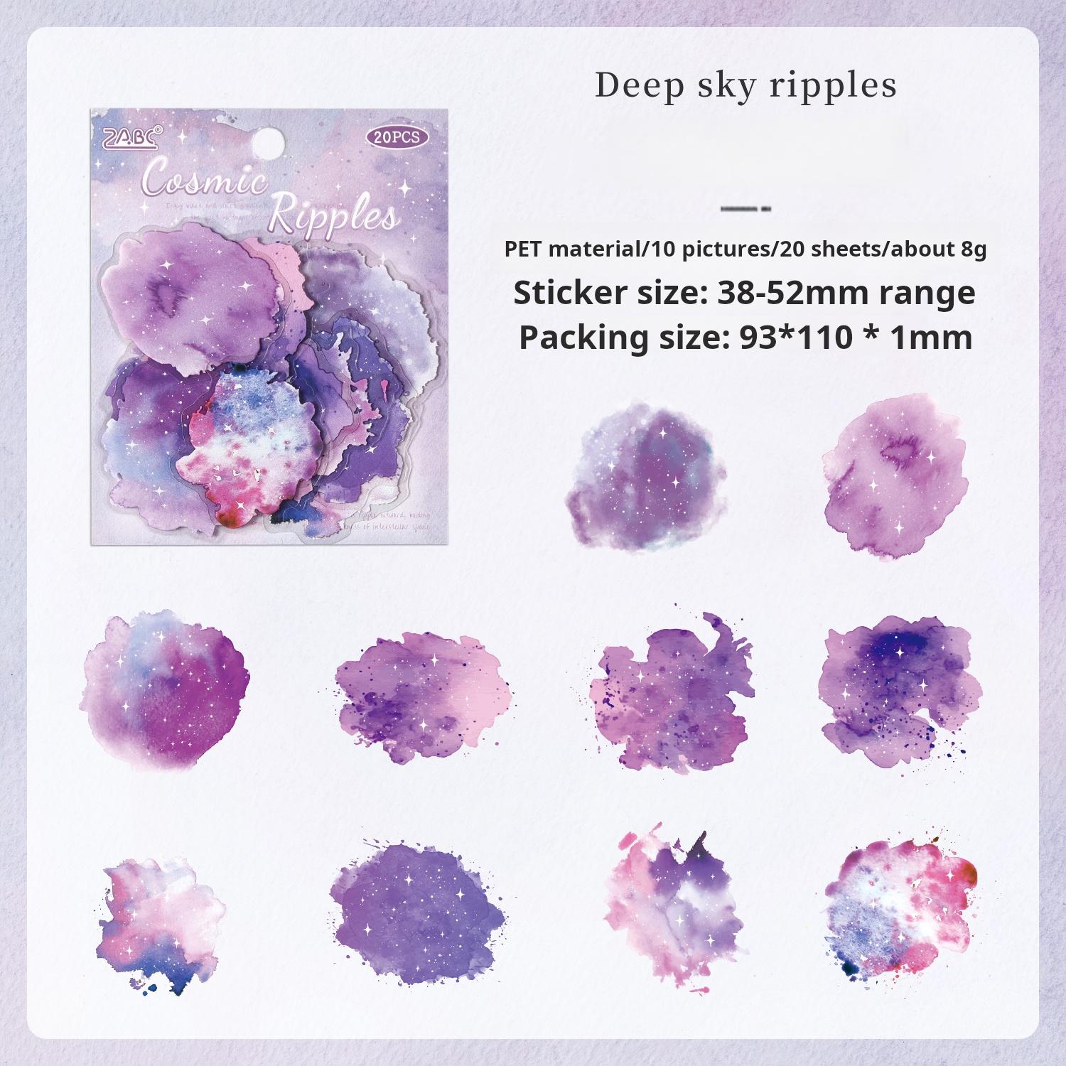 Star clouds PET Sticker -20Pcs each pack