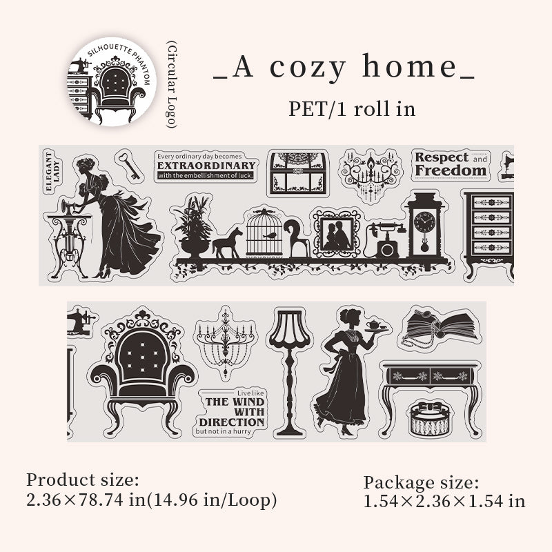 260318 Silhouette Phantom pre-cut PET Tape -6cm*2m