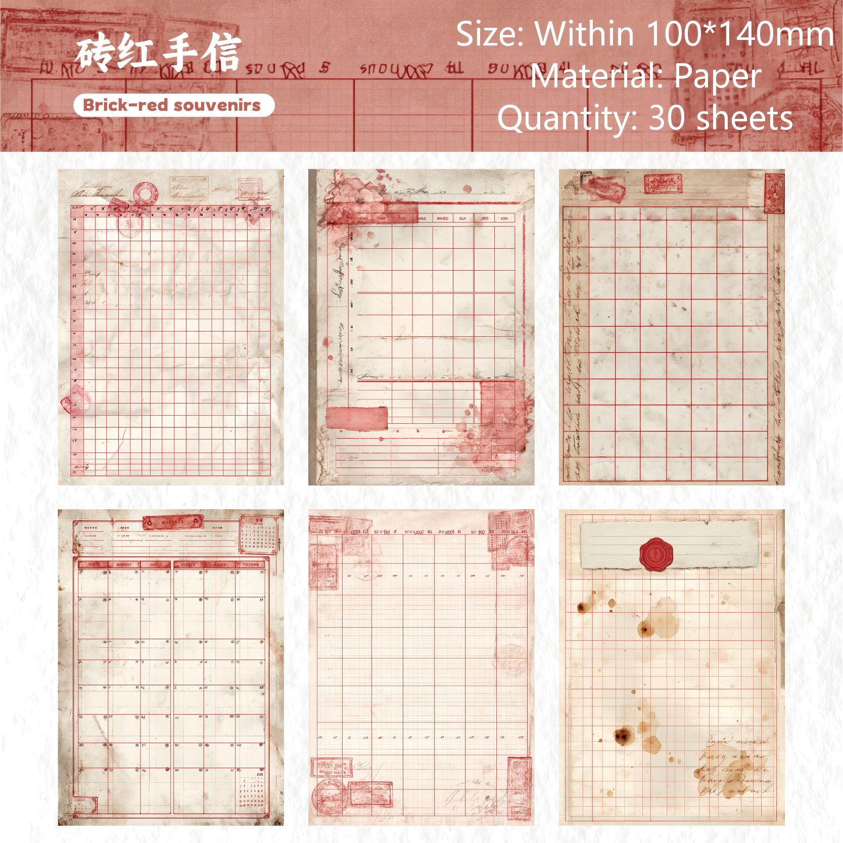 Schedule Paper -30Pcs each pack