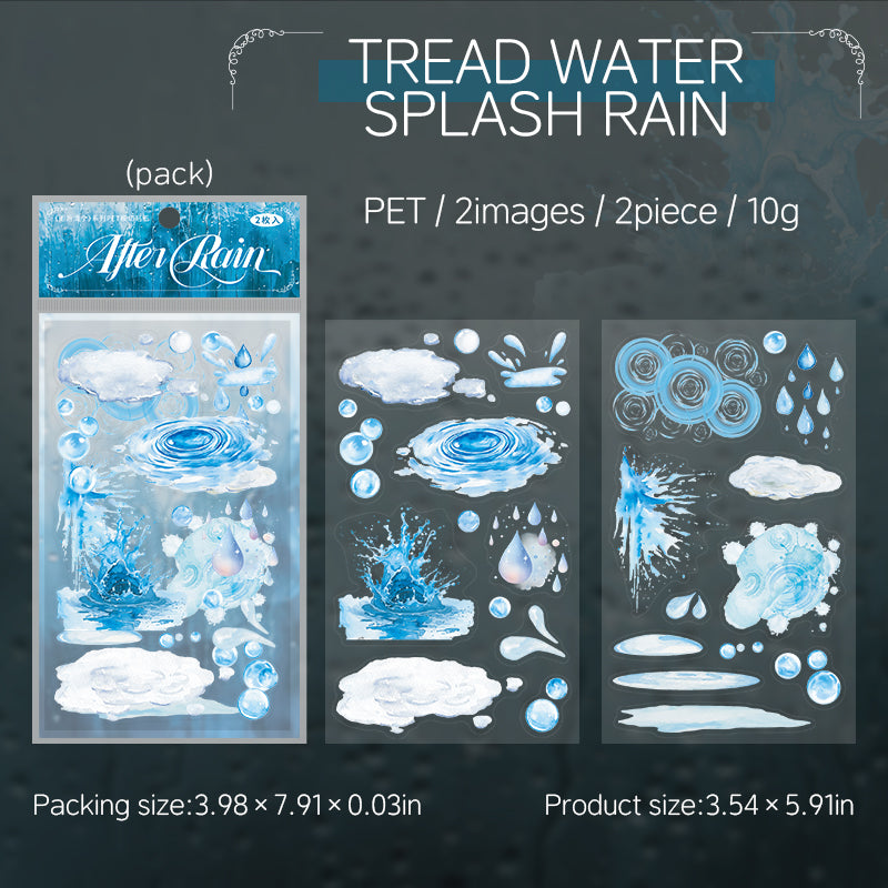 0317 After rain Series Sticker -2Pcs each pack