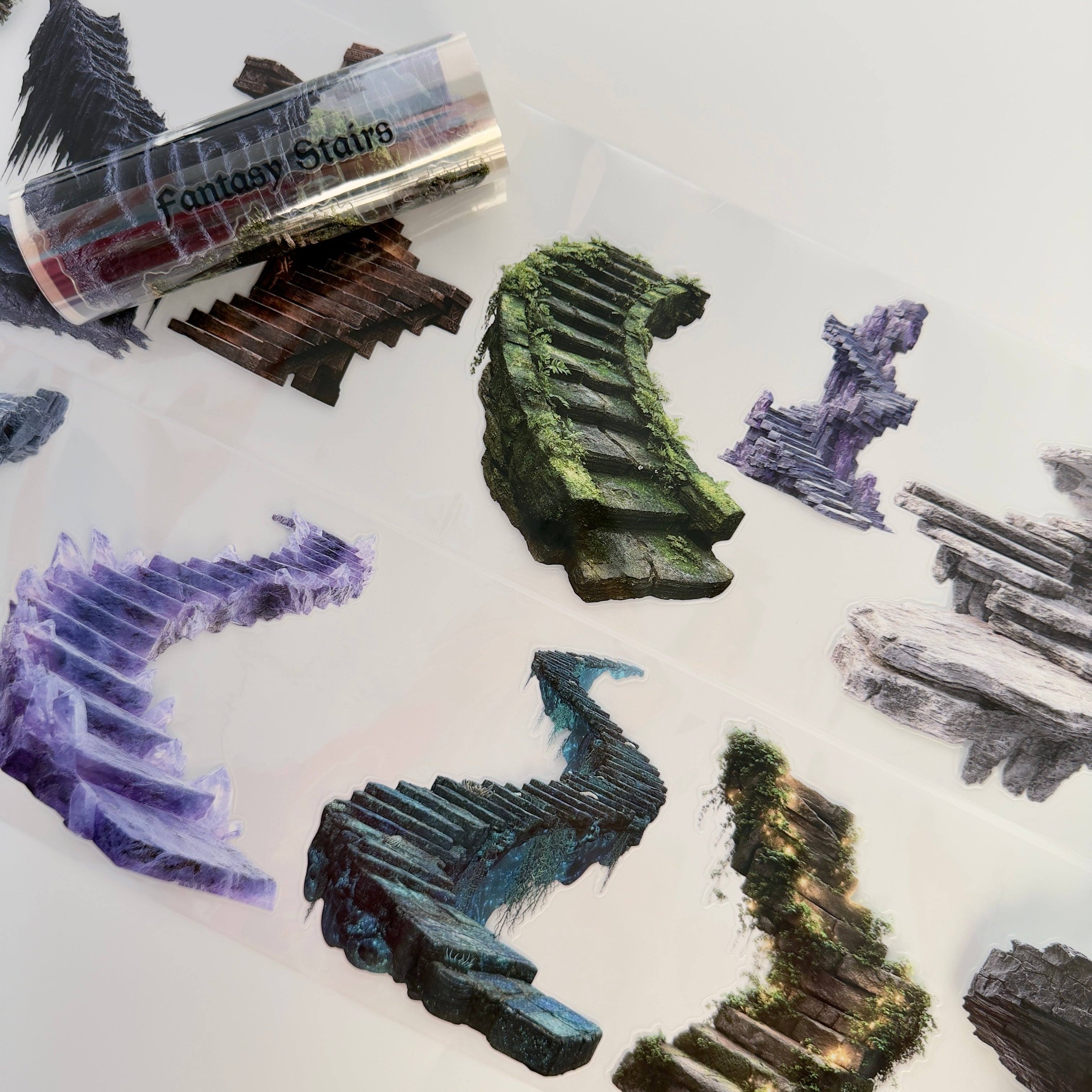 Fantasy Stairs Pre cut PET Tape (12cm x 2m)