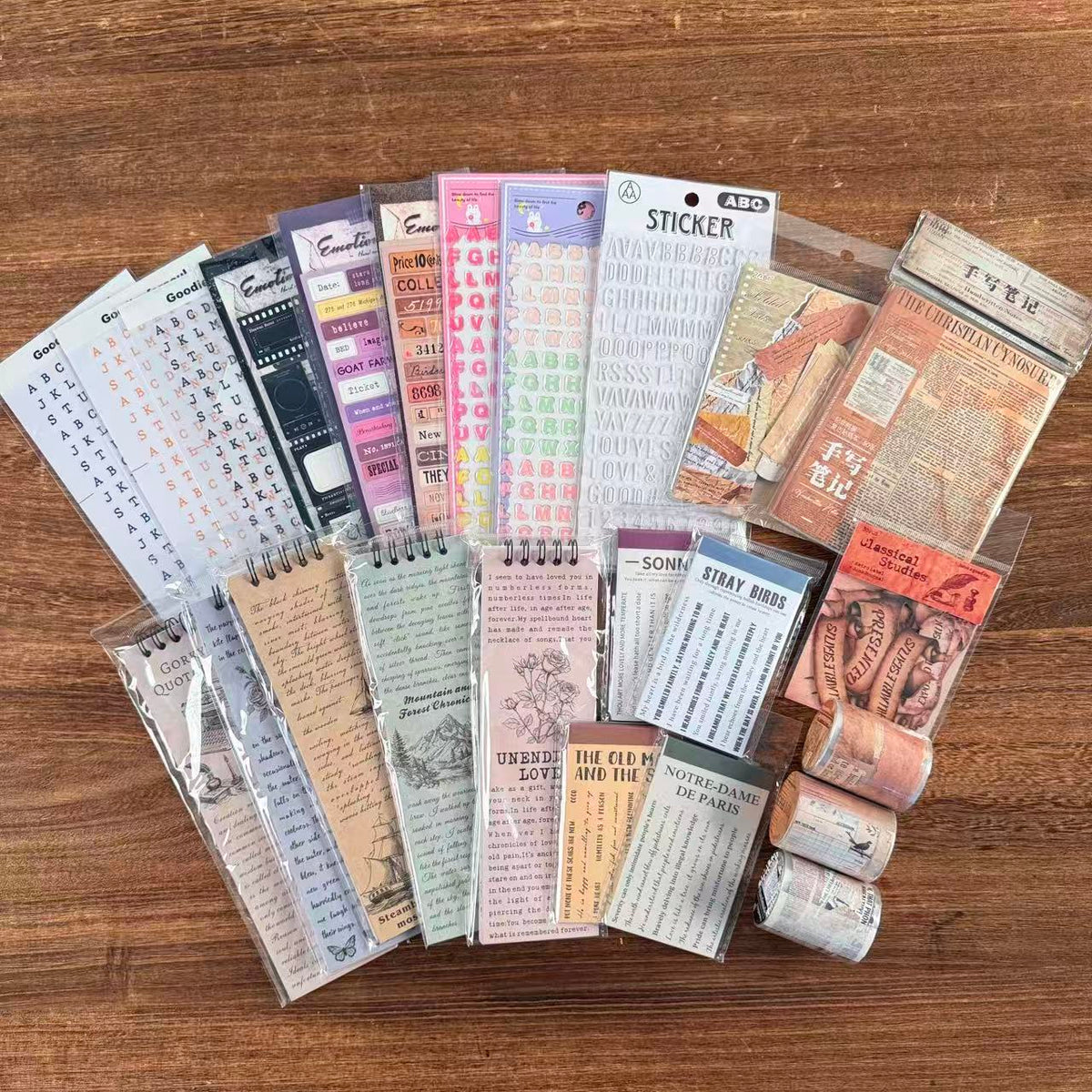 Vintage Literary & Poetry Junk Journal Bundle