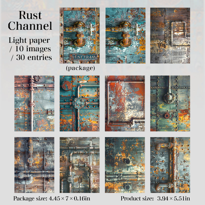 Rust trail paper -30Pcs each pack