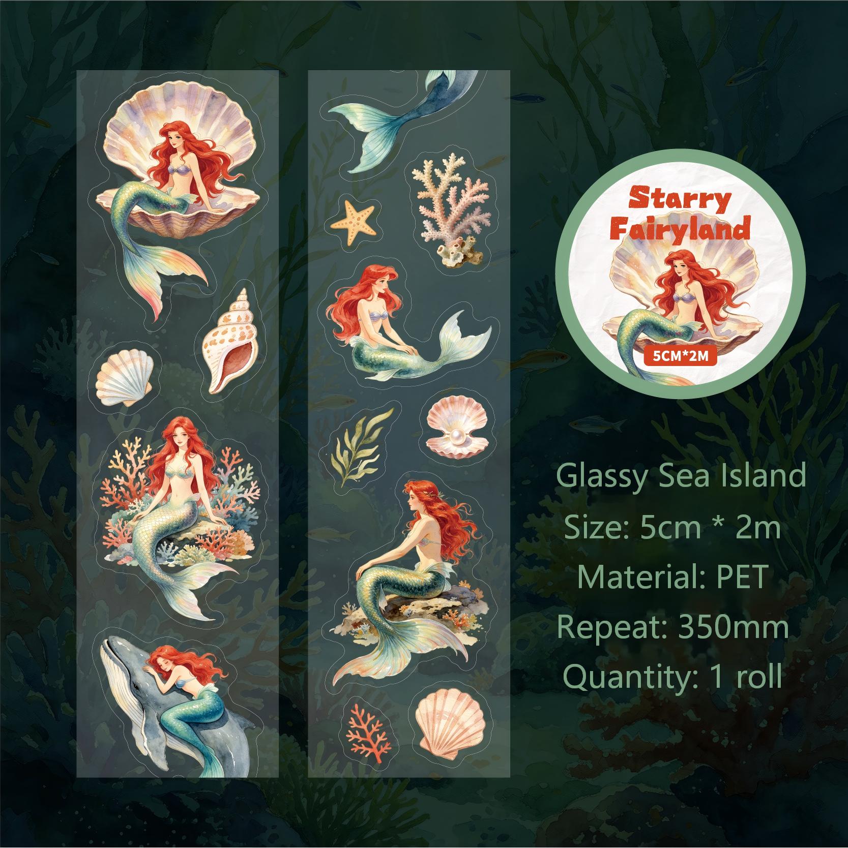 Starry Field Fairy Tale pre-cut PET Tape (5cm x 2m)