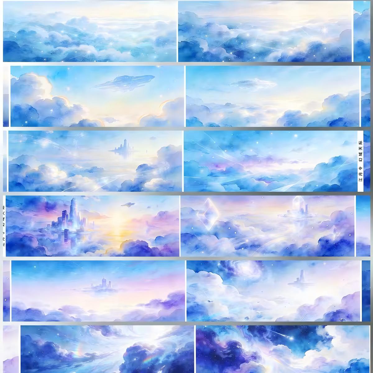 Fantasy Skyline PET Tape (5.5 x 182 cm) 1 loop