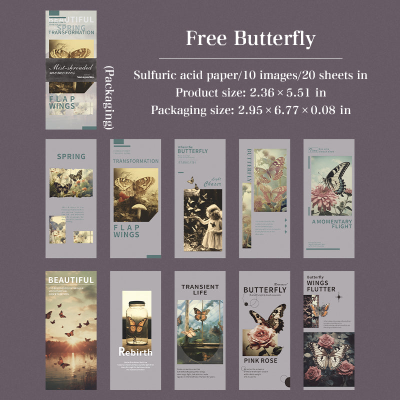 Vintage vellum paper -20Pcs each pack