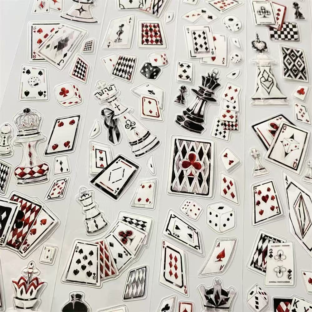 Poker tape detail