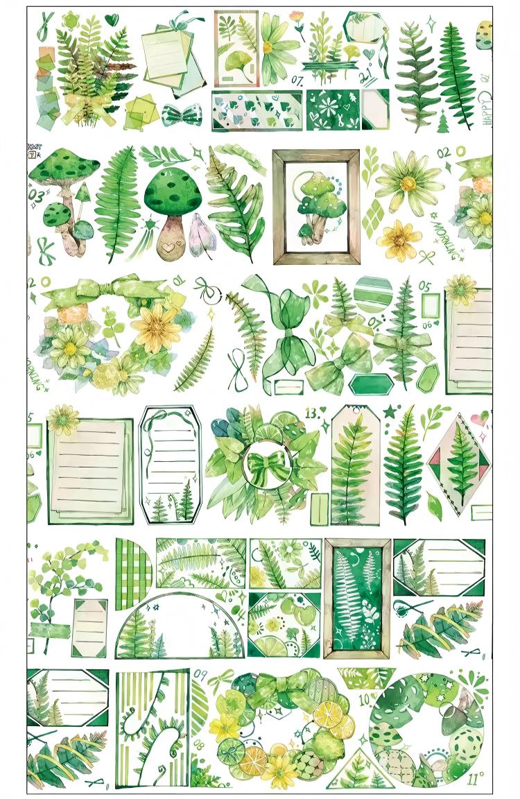 Green Forest PET tape 10cm*3M