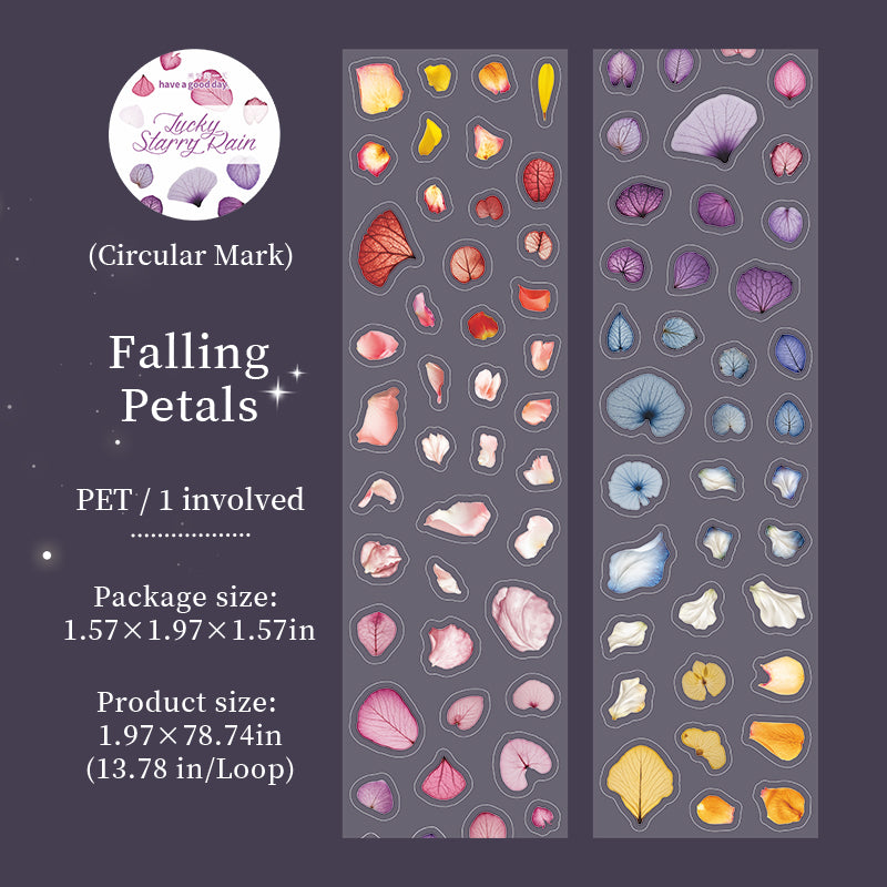 260425 Lucky Star Shower PET Tape -5cm*2m