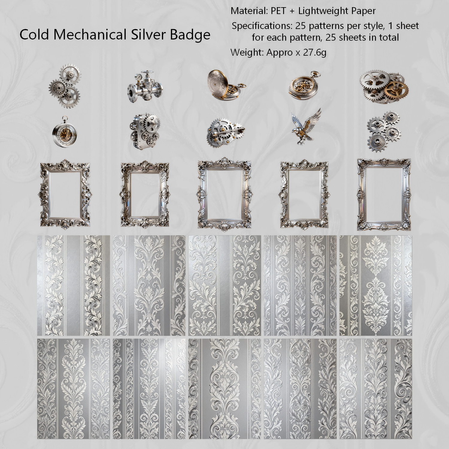 Steampunk Mechanism Mixed pack -25Pcs each pack
