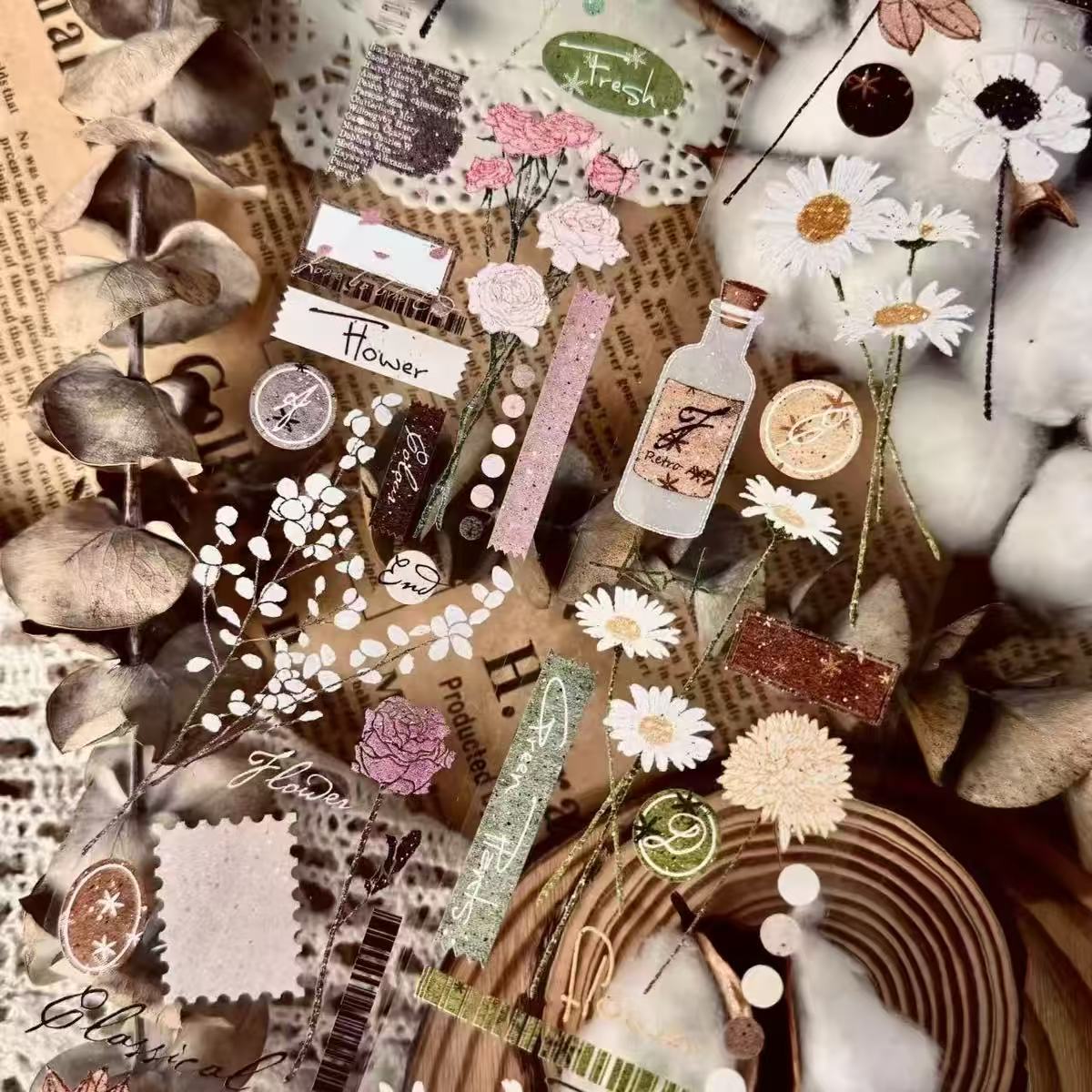 Tape pieces