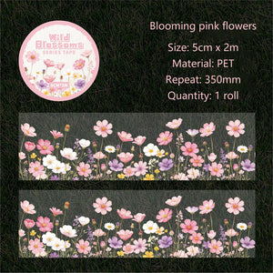 Blooming Pink Flowers design
