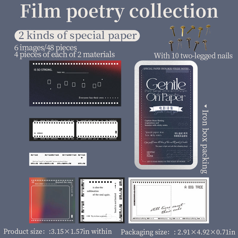 0422 Gentle on Paper Series Paper -48Pcs each pack