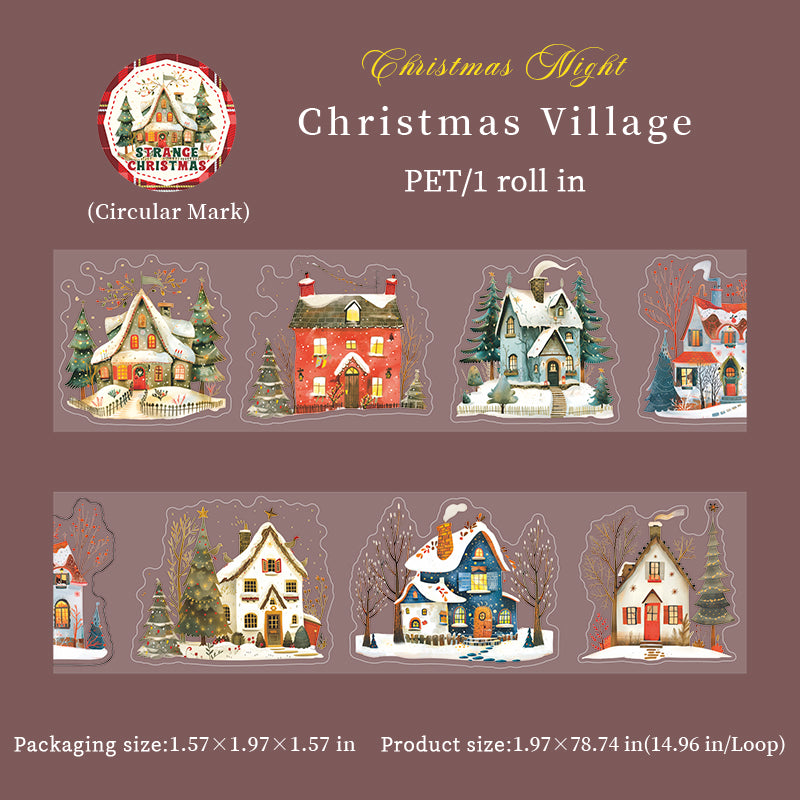 Strange Christmas Eve PET tape -5cm*2m