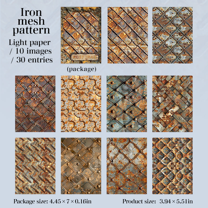 Rust trail paper -30Pcs each pack