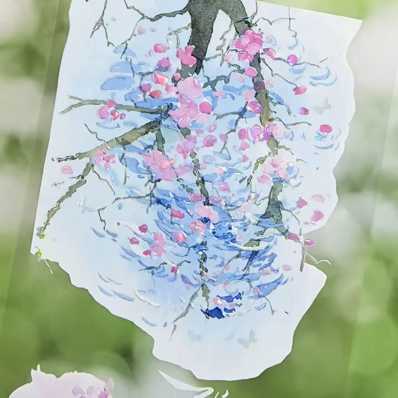 Spring Waters Begin to Stir Shell Gloss PET Tape (6.5 x 100 cm) 1 loop