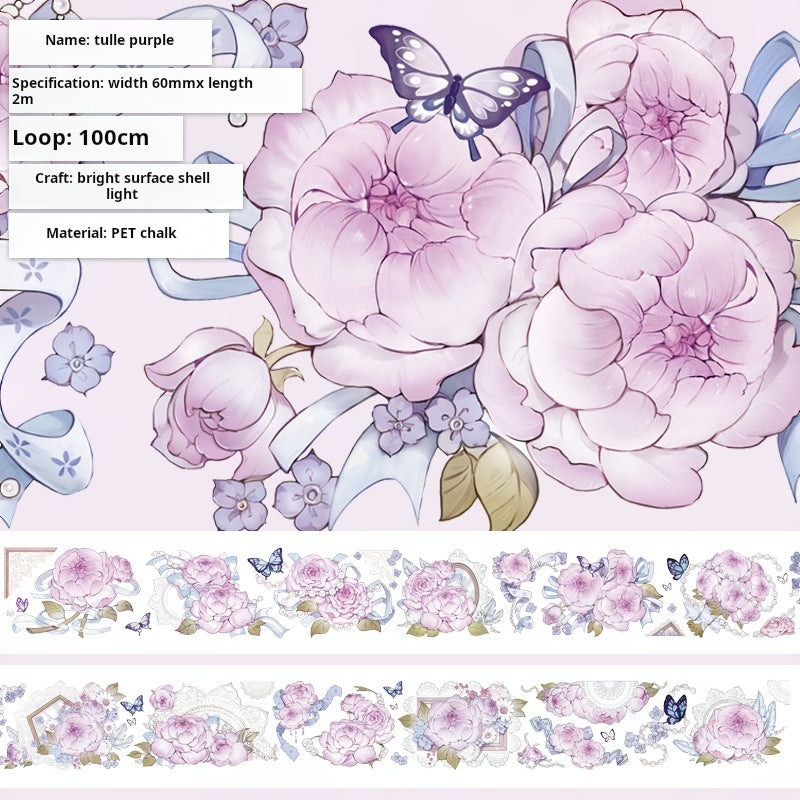 T-141- Flower PET tape -6cm*2m