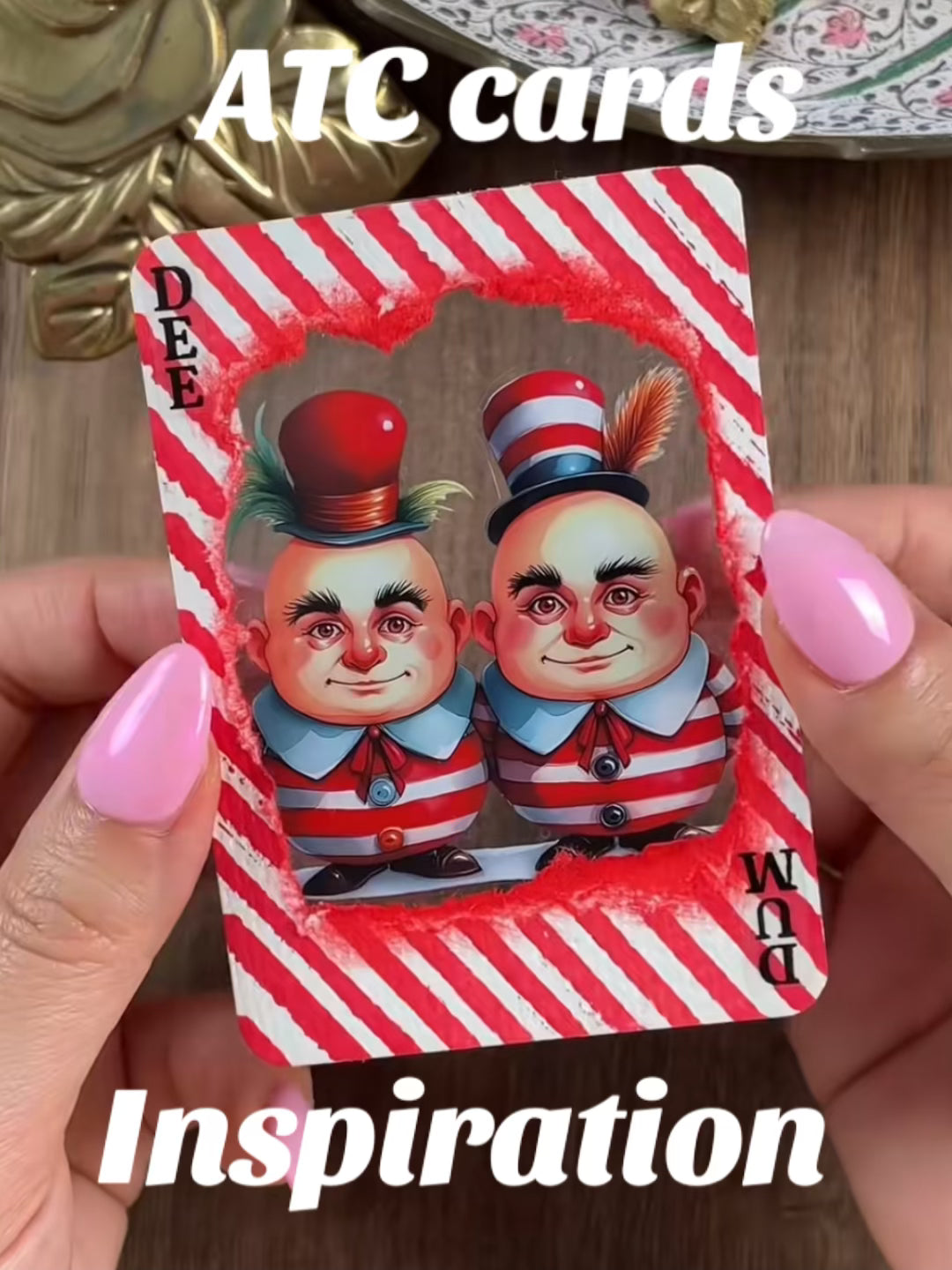 Tweedledum and Tweedledee ATC cards