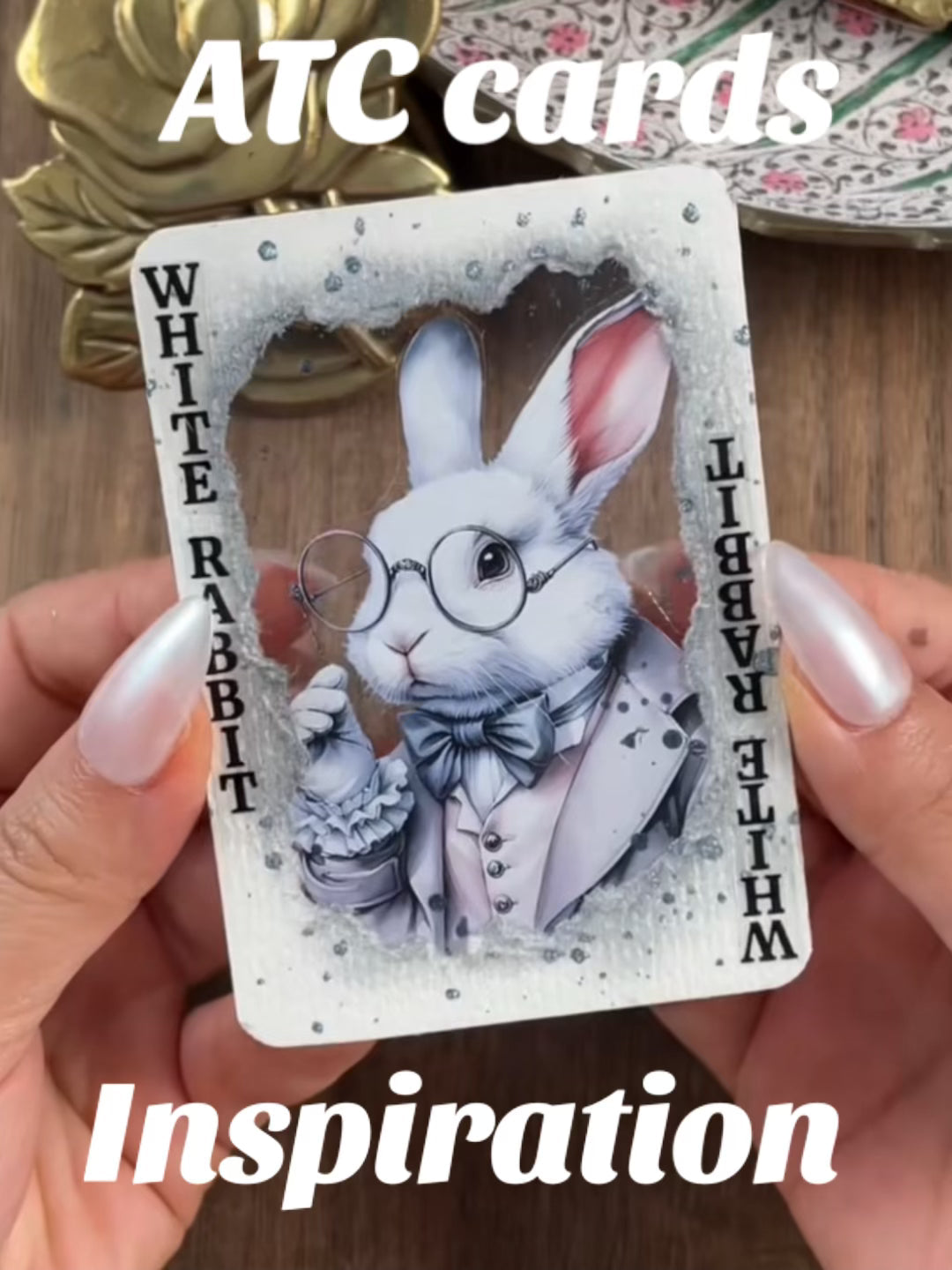 White rabbit ATC cards