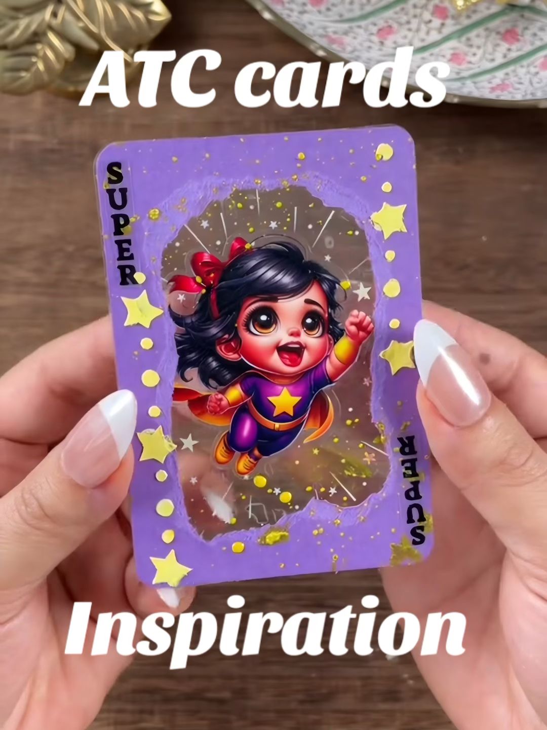 Super girl ATC cards