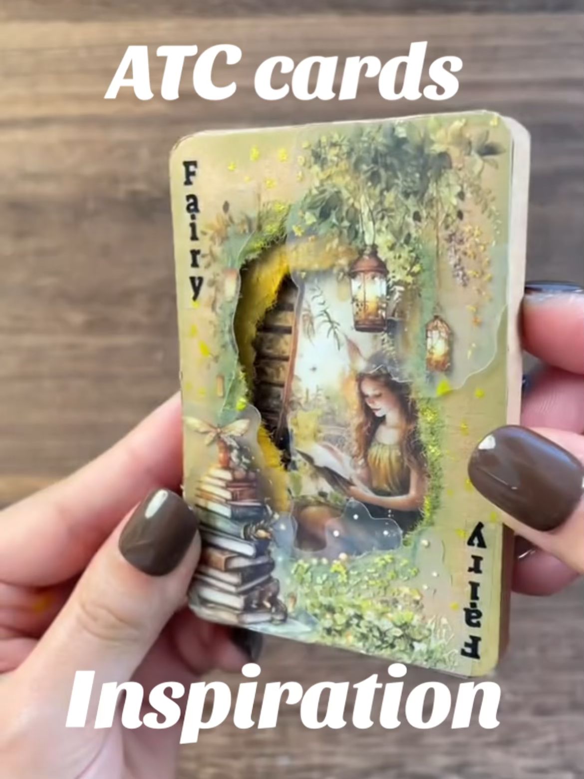 Green Fairy 3D ATC cards