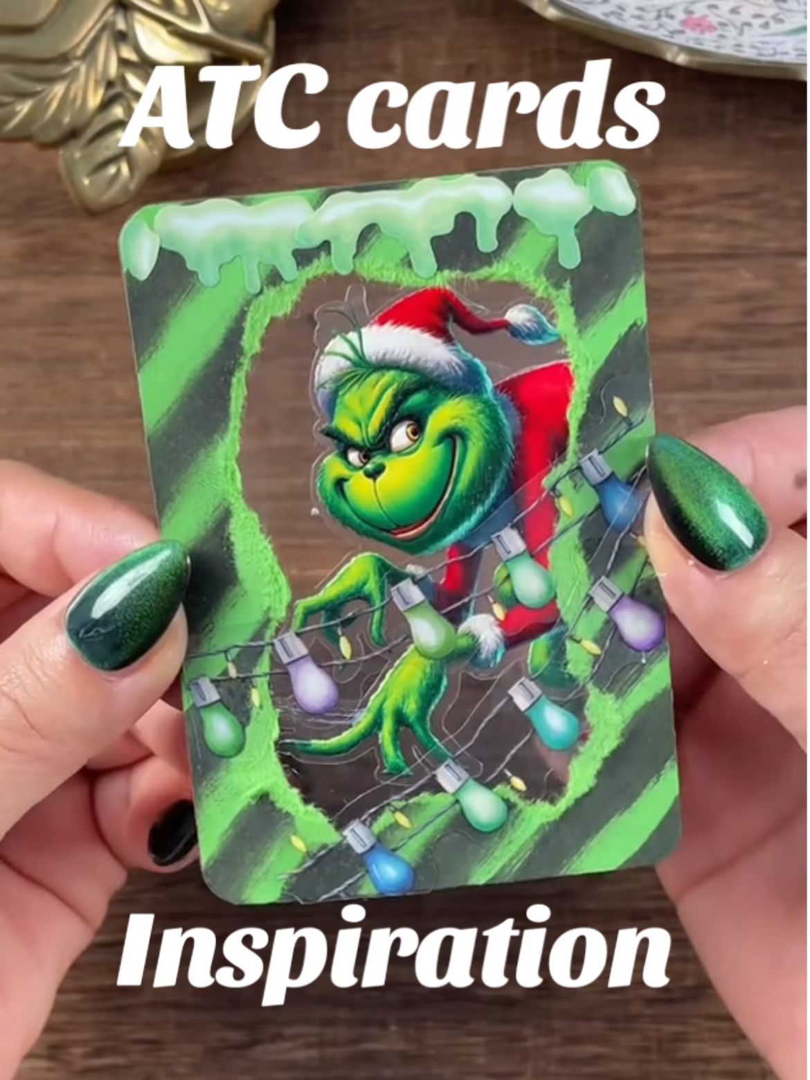 Sneaky Grinch ATC cards
