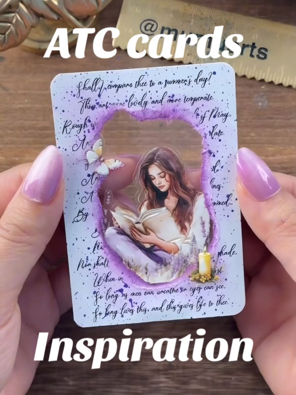 Enjoy reading ATC cards