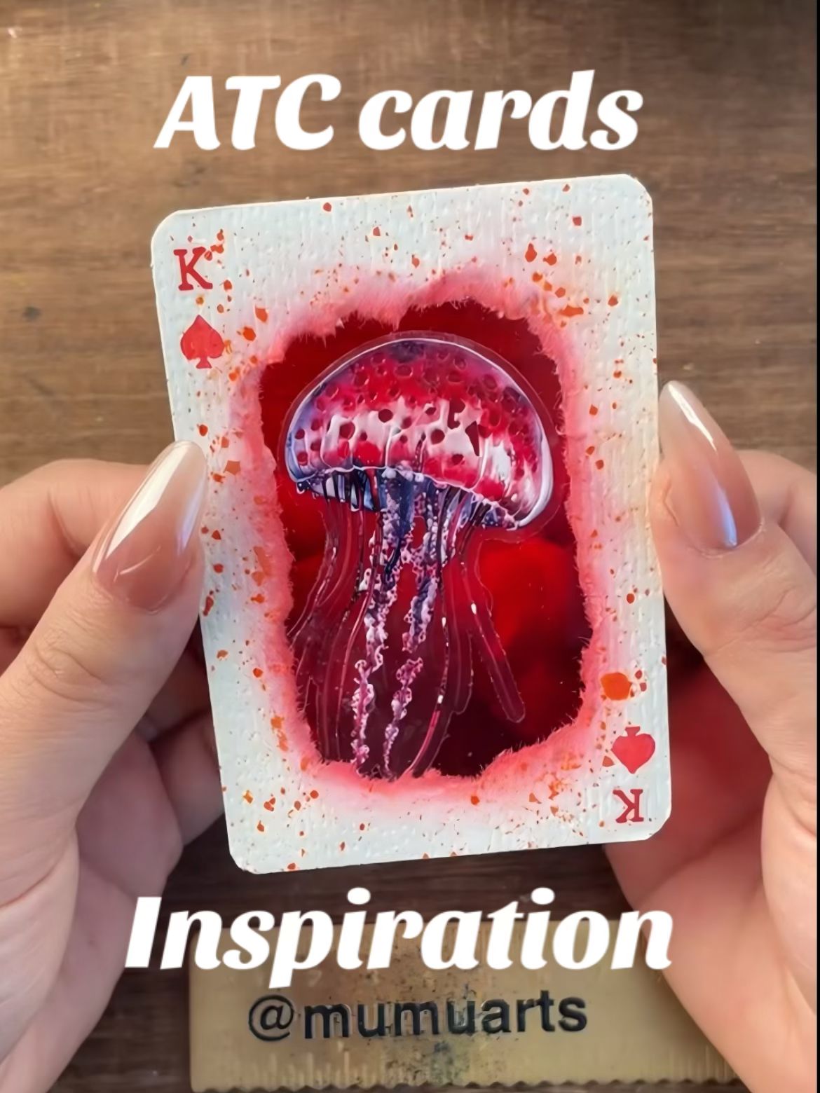 Jellyfish King ATC cards